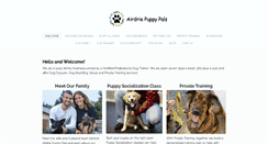 Desktop Screenshot of airdriepuppypals.com
